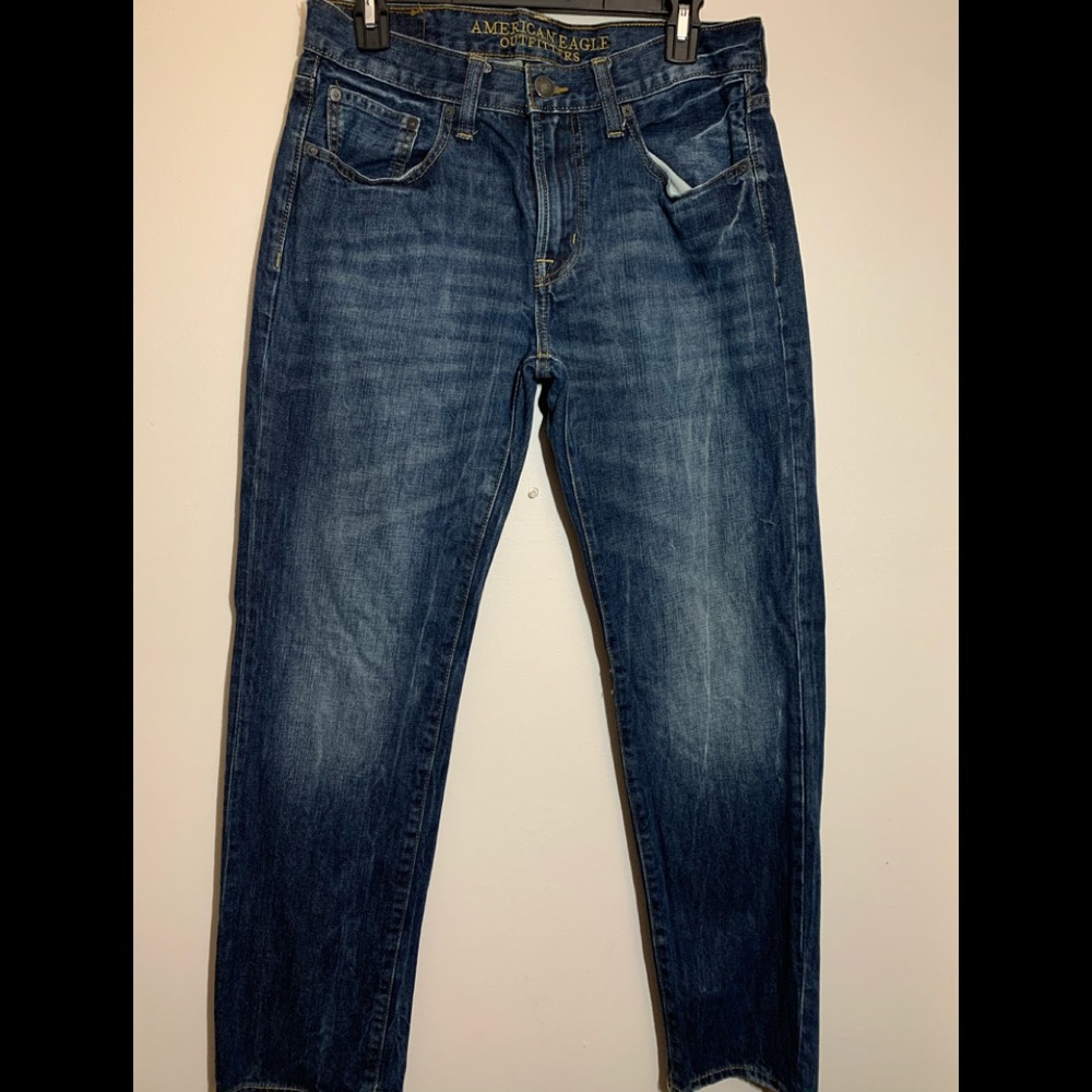 Men’s slim straight jeans